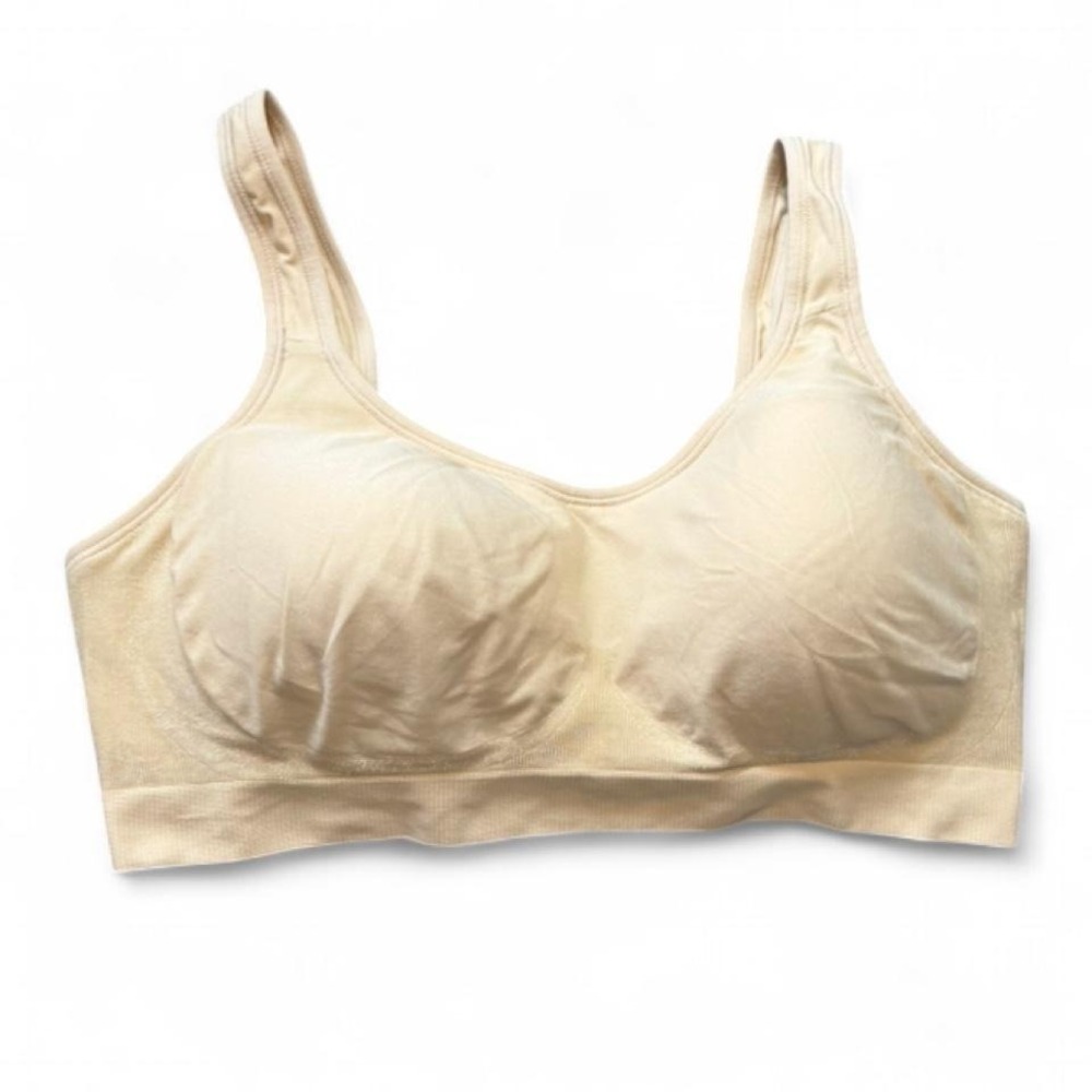 Truekind Nude Daily Comfort Wireless Shaper Bra, Women's Size XL